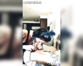 Cortana Blue Snapchat