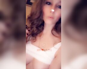 Justine Aquarious boobs flashing with friend snapchat free