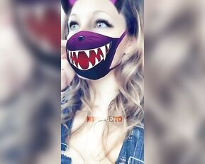 Justine Aquarious boobs flashing with friend snapchat free