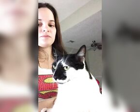 Cat doing belly massage Jenna J Ross premium free cam & manyvids porn live sex