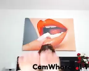 Cute petite webcam model teasing