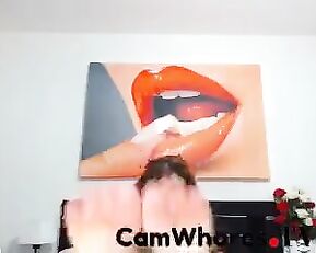 Cute petite webcam model teasing