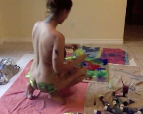 Isis Love painting naked - chat for free free porn