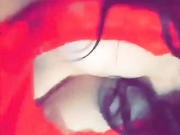 Sarah Luv red bodysuit pussy fingering snapchat free