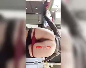 Justine Aquarius booty spreading snapchat free