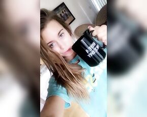 Jill Kassidy drinks coffee in the morning premium free cam snapchat & manyvids porn live sex