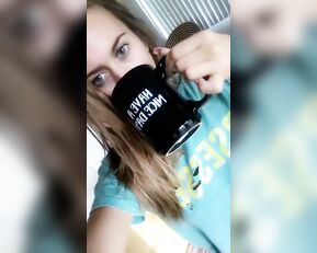 Jill Kassidy drinks coffee in the morning premium free cam snapchat & manyvids porn live sex