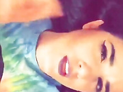 Sarah Luv panties down teasing bed snapchat free