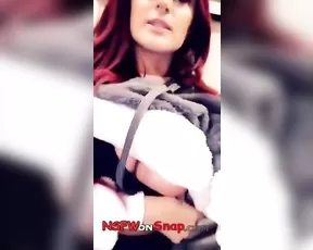 Tana Lea quick snaps boobs flashing snapchat free