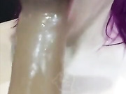 Laiste Girl teasing dildo deepthorat snapchat free