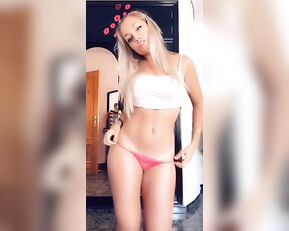 Paola Skye sexy string teasing snapchat free