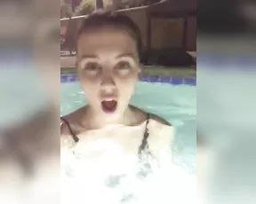 Chloe Scott swims in the pool premium free cam snapchat & manyvids porn live sex