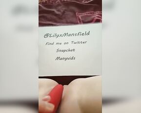 Lily mansfield POV masturbation snapchat free