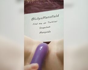 Lily mansfield POV masturbation snapchat free