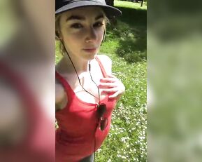 Ivy Jones shows Tits in the Park premium free cam snapchat & manyvids porn live sex