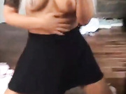 Sexy Little Foxx naked front mirror teasing snapchat free