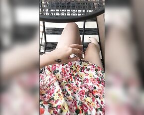 TheJennaKitten farting outside on patio Adult Webcams premium porn live sex