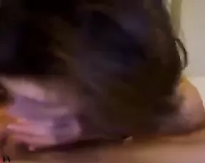 Busty teen brunette couple sex webcam show