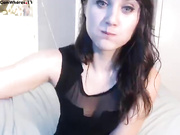 A cute blonde teases with her lover