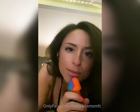NattyAdams - Solo Cum In Sexy Lingerie