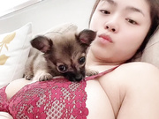 shanghaishawty when ur boob is a spot for the puppy to rest on chat for free Adult Webcams porn