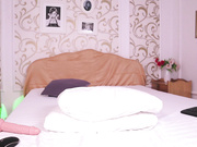 OnlyAriel gently fucks pussy with a toy after lubricating it