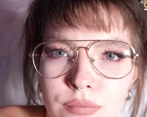 _deepthroatgalactica smears her tits with oil and sucks a rubber dick