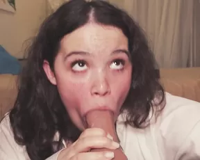 chery_lady22 deep throat with a big rubber cock