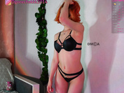 OgonEchEKKK cool striptease with red-haired girlfriend