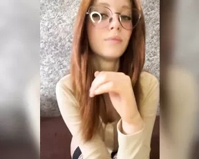 VII-VII-VII red-haired babe will seduce you with her ass
