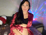 DIVORA beauty in an erotic outfit touches her vagina