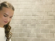 -Ange1ok- the baby was so excited by the ohmibod that she had to jerk off in the toilet