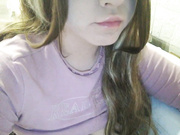 LittleDelora little girl sucks big rubber cock