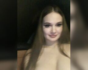 mollyamor cute bunny showed off her pierced tits right in the car