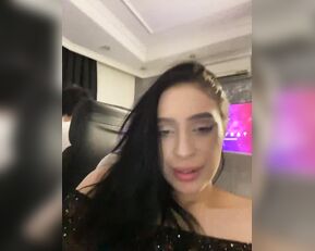 PARTYNEXTNEXT Latina twitches pussy while guy plays