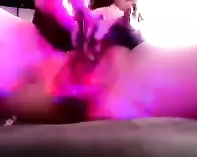 Blonde sex bomb sucking on a tan rod.