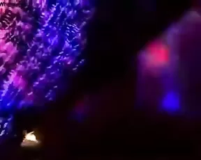 Blonde sex bomb sucking on a tan rod.