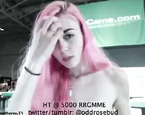 Smoking and sucking like crazy