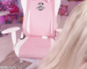 Bunnydollstella's seductive live show: teasing, strip, and live show with bunny girl