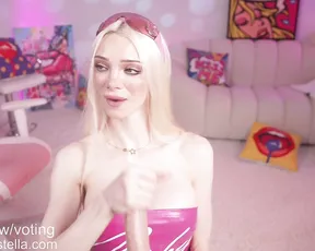 Bunnydollstella strips down and teases in sexy bunny outfit on private webcam show