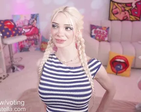 Bunnydollstella seduces you with her seductive live show on webcam
