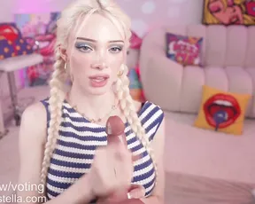 Bunnydollstella strips down and teases in sexy bunny outfit on homemade cam show