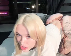 Check out the biggest blonde boobs on cam: live cam broadcast with a live cam girl, webcam girl, and a hot redhead!
