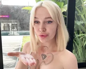Check out the biggest blonde teen's ass on cam in HD!