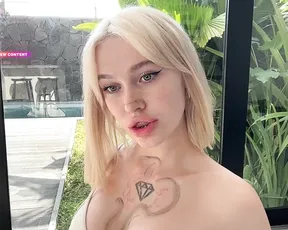 Check out the biggest blonde teen's ass on cam in HD!