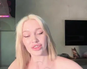 Redhead cam girl golden_alinee gets her big tits and ass drilled live on cam