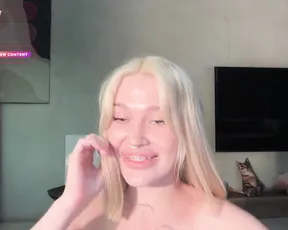 Redhead cam girl golden_alinee gets her big tits and ass drilled live on cam