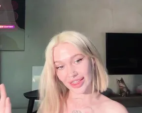 Redhead cam girl golden_alinee gets her big tits and ass drilled live on cam