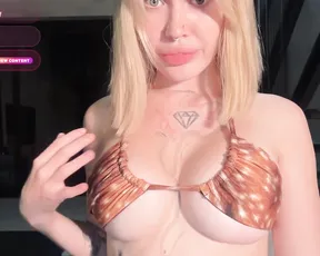 Watch the blonde teen babe with big tits get her ass drilled live on cam