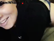 Hot chick is sucking a cock